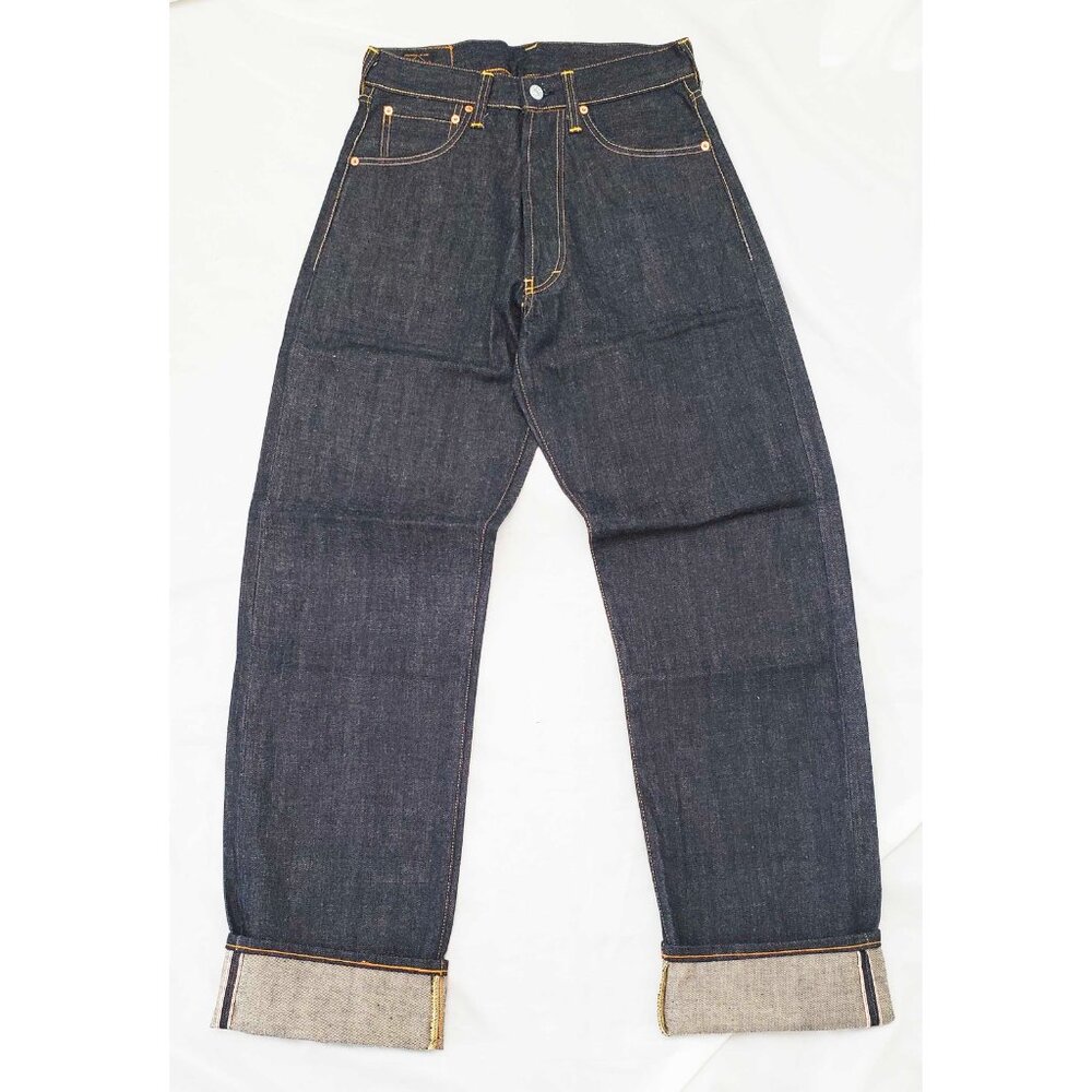 EVISU Vintage Unisex Selvedge Dark Denim Jeans Pants NWOT Custom Made Italy 29 - Picture 12 of 12